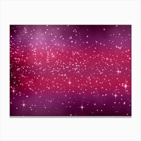 Pinks & Violets Shining Star Background Canvas Print