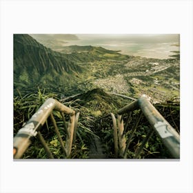 Hawaiian Mountain View Canvas Print