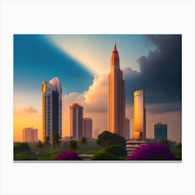 Cityscape Canvas Print