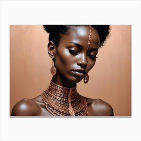 African Beauty 2 Canvas Print