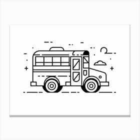 School Bus 4 Canvas Print