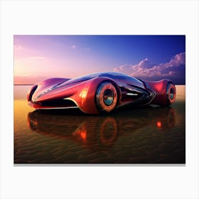 Futuristic Car Canvas Print