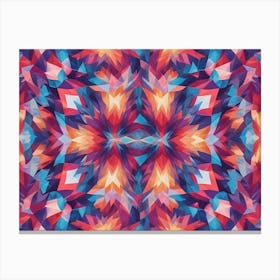 Abstract Geometric Pattern 7 Canvas Print