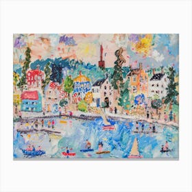 Swedish Town Canvas Print