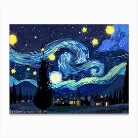 Starry Night 201 Canvas Print