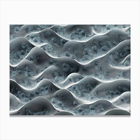 Wavy Surface Canvas Print