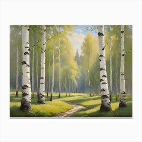 Birch Trees Canvas Print