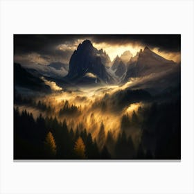 Mountain Landscape Canvas Print