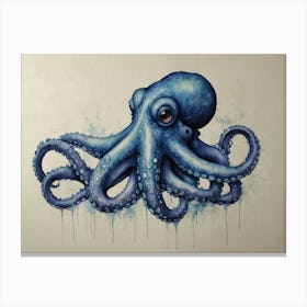 Octopus Hamptons style Canvas Print