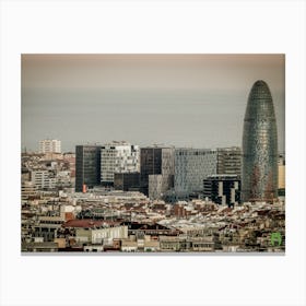 Barcelona Skyline 20191025 31pub Canvas Print