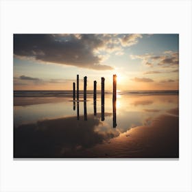 Sunset Shore 5 Canvas Print