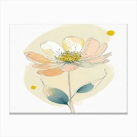 Flower Print Canvas Print