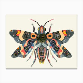 Moth Illustration 8 Canvas Print