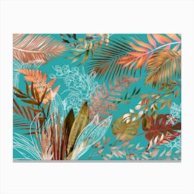 Tropical Foliage 8 Canvas Print