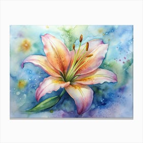 Lily Painting Canvas Print