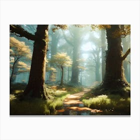 Forest Path 16 Canvas Print