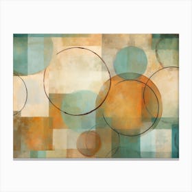 Abstract Circles Canvas Print 1 Canvas Print