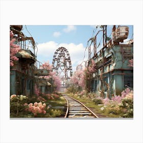 Abandoned Amusement Park 1 Canvas Print