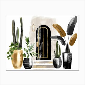 Cactus House 9 Canvas Print