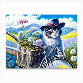 Catcycle2 Canvas Print