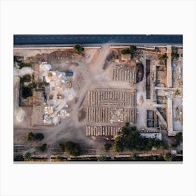 Aerial view of Luxor, Egypt 3 Canvas Print