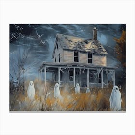 Ghosts In The Field 2 Canvas Print