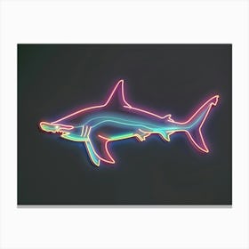 Aqua Hammerhead Shark 2 Canvas Print