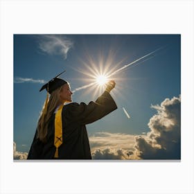 Graduation Stock Videos & Royalty-Free Footage Canvas Print