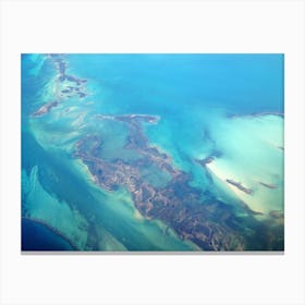 Bird's Eye View Over Caribbean 1 Canvas Print