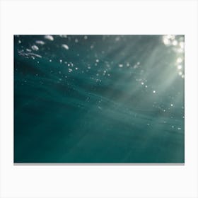 Underwater Lights 34 Canvas Print