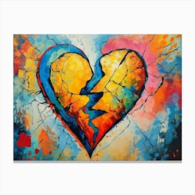 A Broken Heart 2. Canvas Print