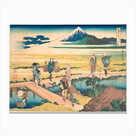 Nakahara In Sagami Province, From The Series Thirty Six Views Of Mount Fuji (1830–32), Katsushika Hokusai Canvas Print