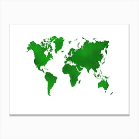 World Map 1 Canvas Print