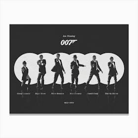 James Bond 007 Canvas Print