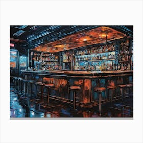 Bar Bar Canvas Print