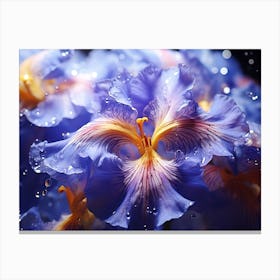 Blue Iris 9 Canvas Print