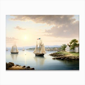 Salem Harbor 2 Canvas Print