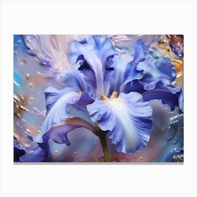 Blue Iris Canvas Print