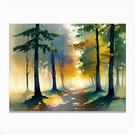 Walk In The Woods 6 Canvas Print