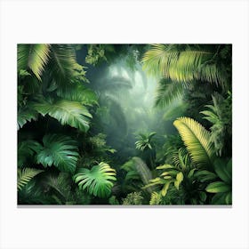 Tropical Jungle 3 Canvas Print