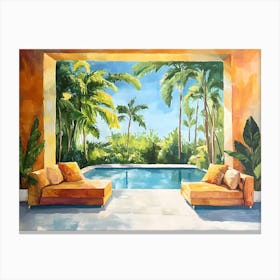 Serene At Home Canvas Print