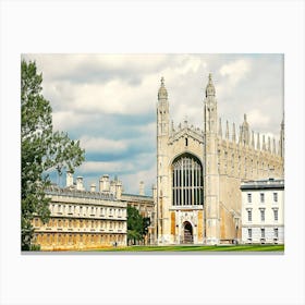 View Of King S College Chapel Canvas Print