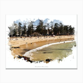 Manly Beach, Manly, Sydney Canvas Print