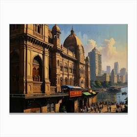 Cityscape Of Mumbai 1 Canvas Print