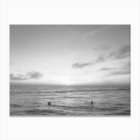 Surfers In Silence Canvas Print