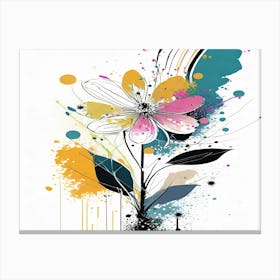 Abstract Flower 2 Canvas Print