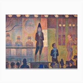 Circus Sideshow, Georges Seurat Canvas Print