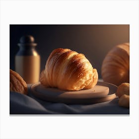 Croissant Canvas Print