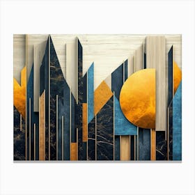 Abstract Cityscape Canvas Print