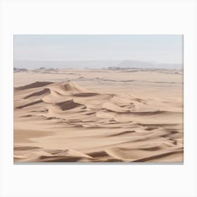 Sand Dunes Of Erg Admer In Algeria 1 Canvas Print